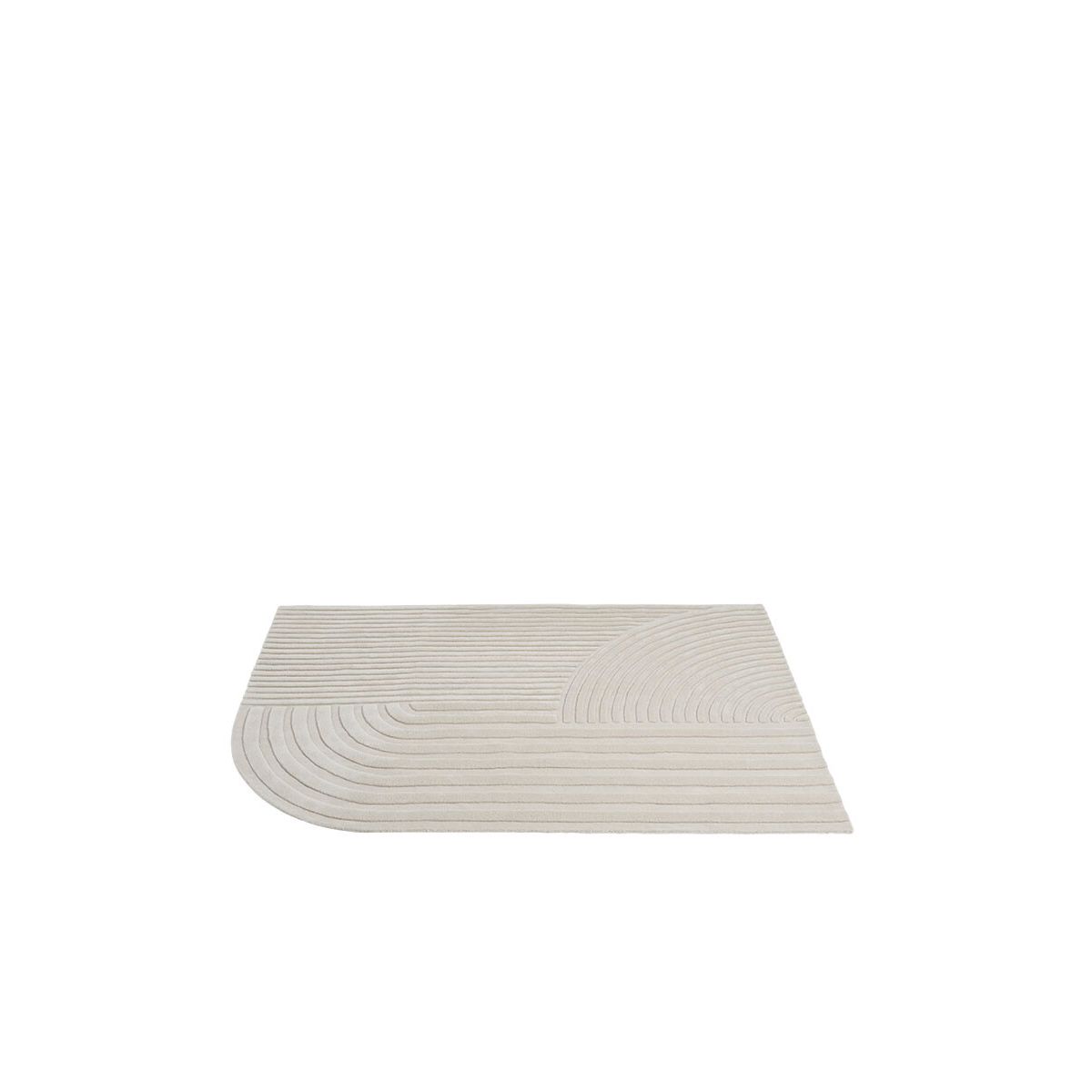 Relevo Rug, 170 x 240 cm fra Muuto (Off white)