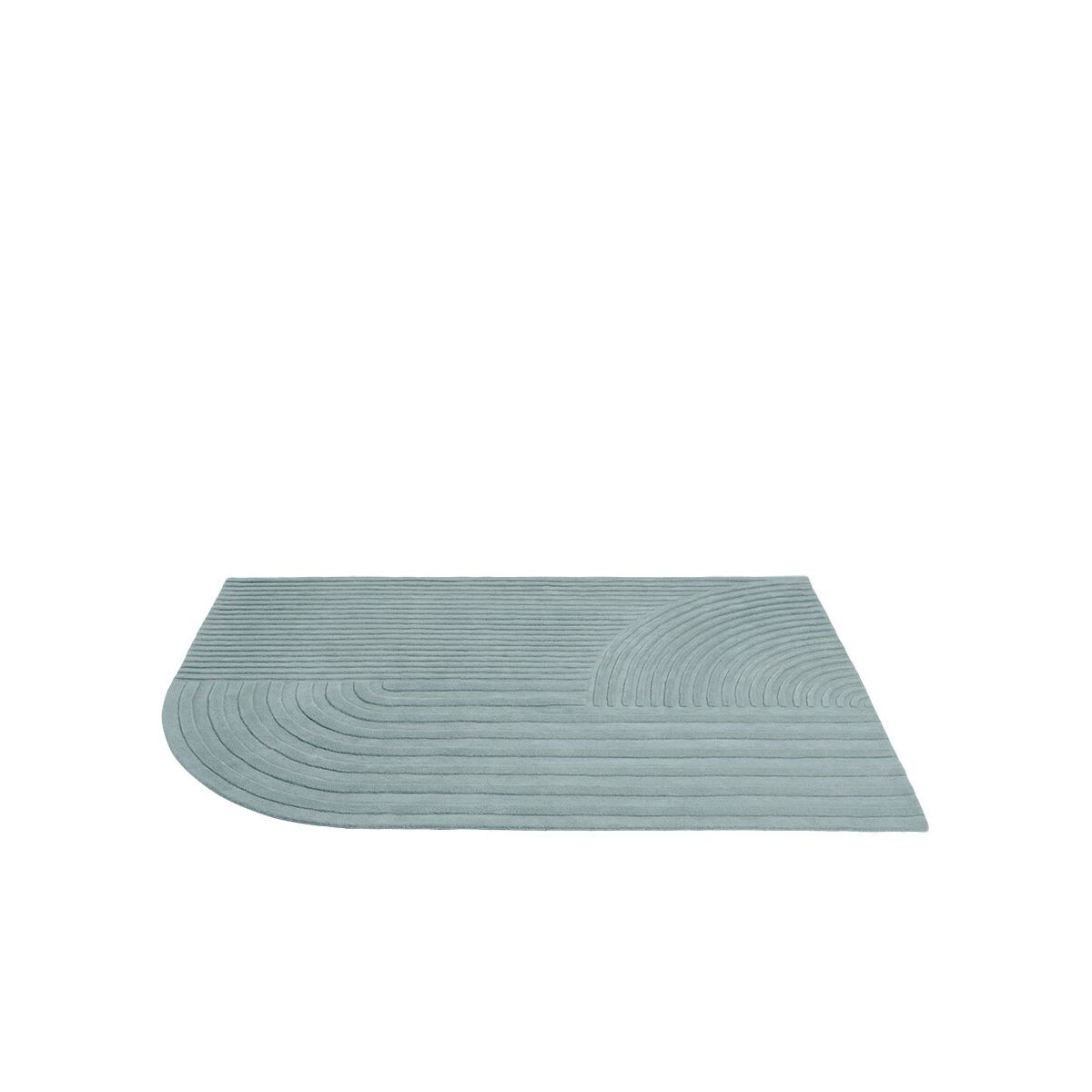 Relevo Rug, 200 x 300 cm fra Muuto (Sage Green)