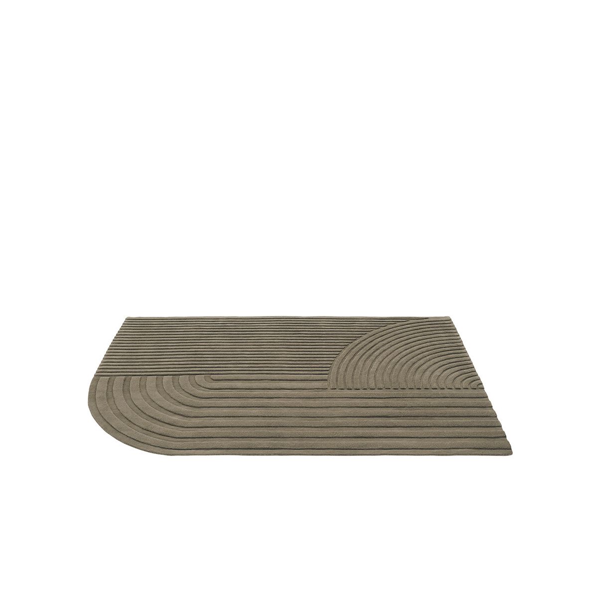 Relevo Rug, 200 x 300 cm fra Muuto (Taupe)