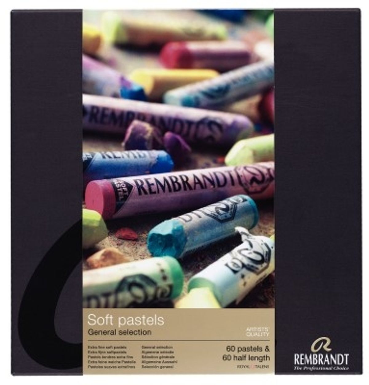 REMBRANDT SOFT PASTELS 60 PASTELS + 60 STK HALF LENGTH