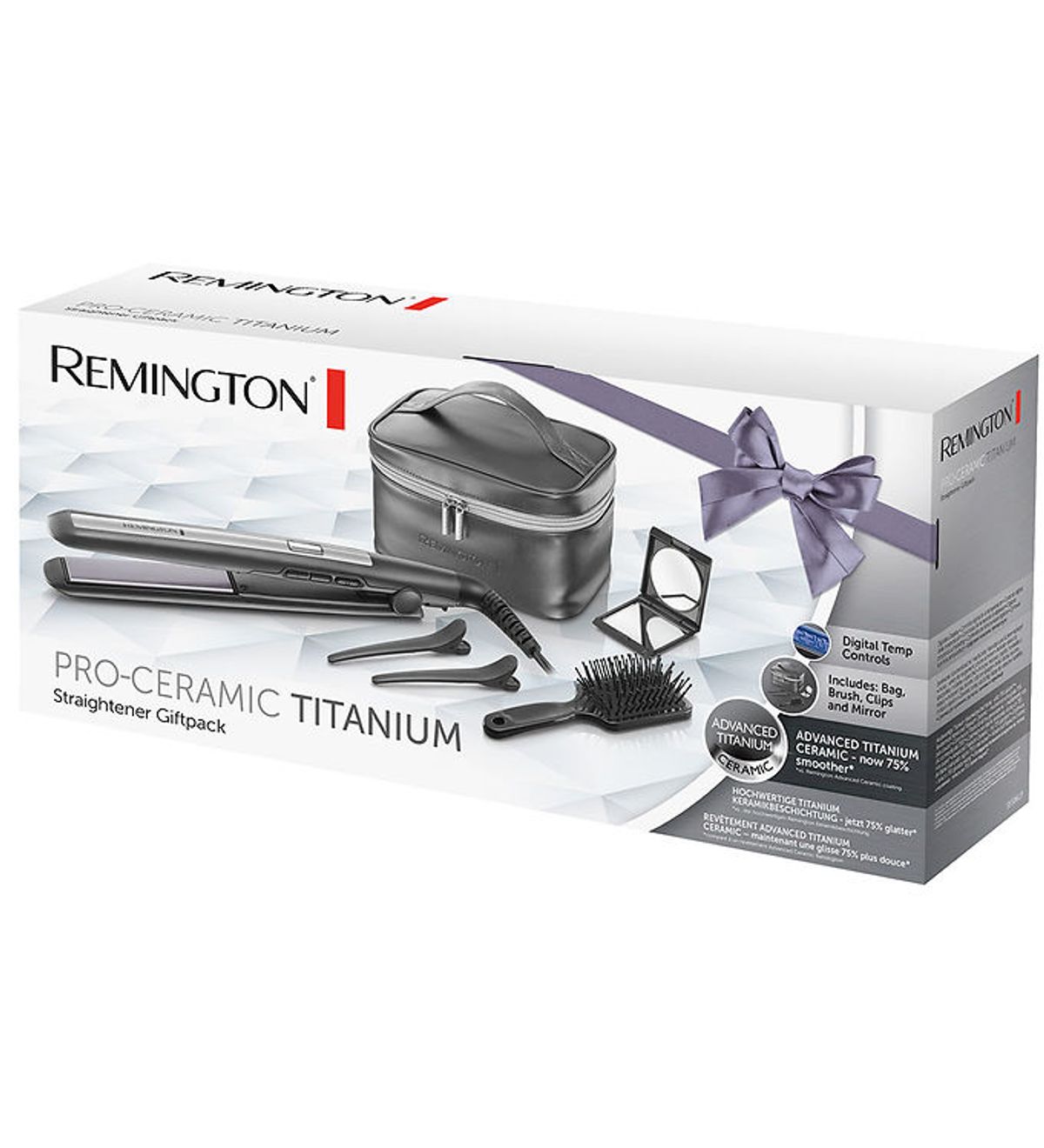 Remington Glattejern m. Tilbehør - PRO-Ceramic Titanium - S5506G