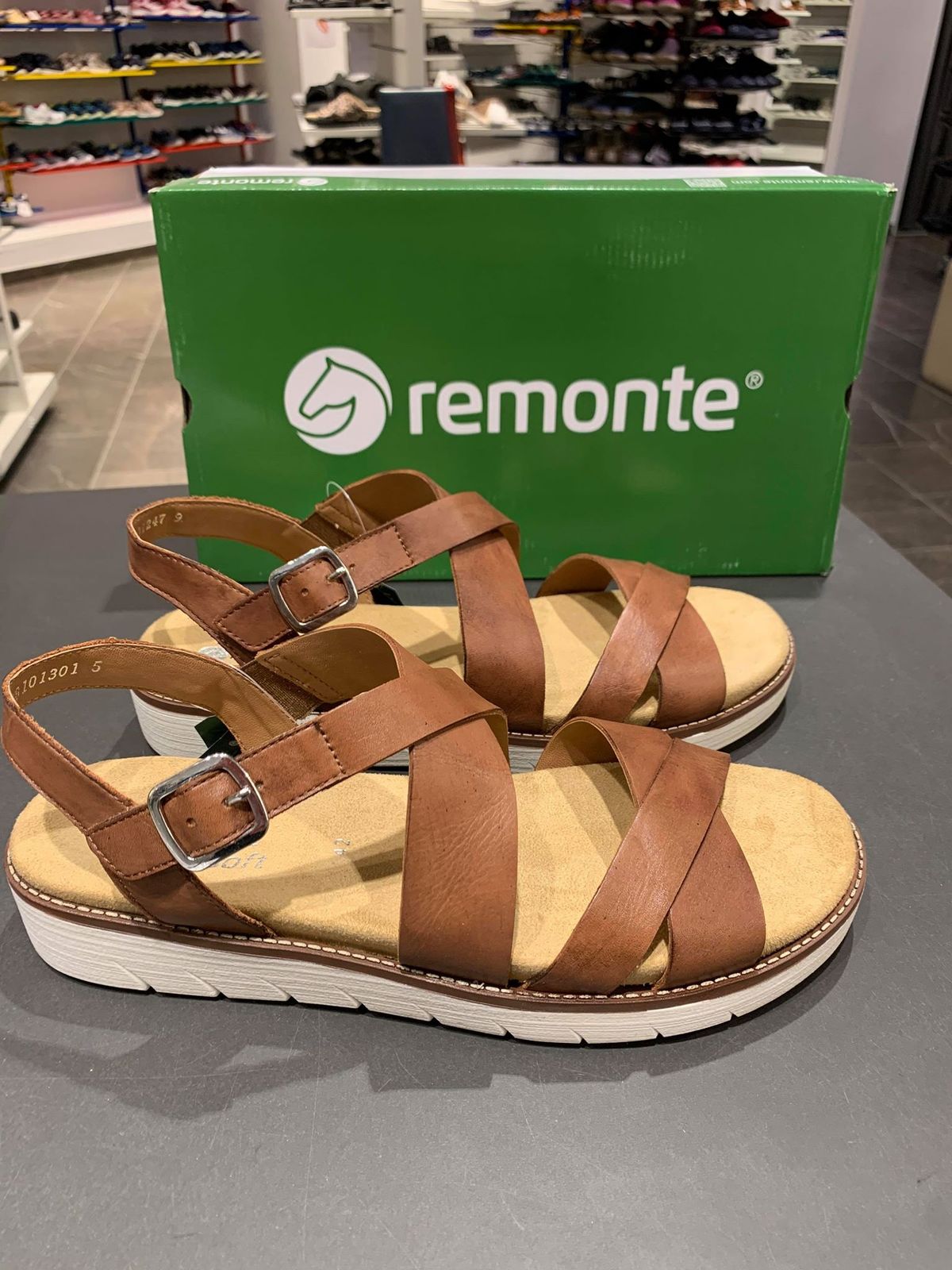 Remonte, Sandal, D2060-24 - Brun - 44