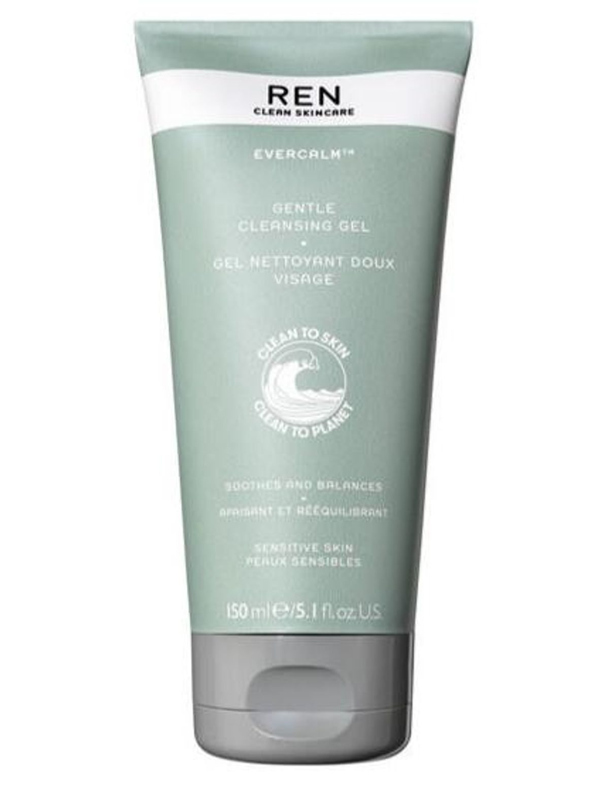 REN Clean Skincare Evercalm Gentle Cleansing Gel, 150ml.