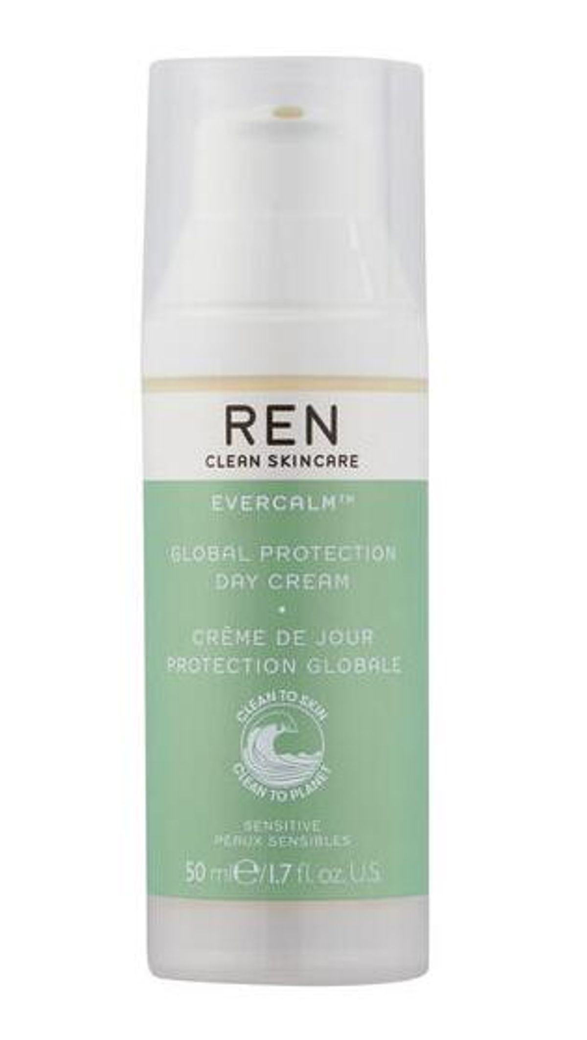 REN Clean Skincare Evercalm Global Protection Day Cream, 50ml.