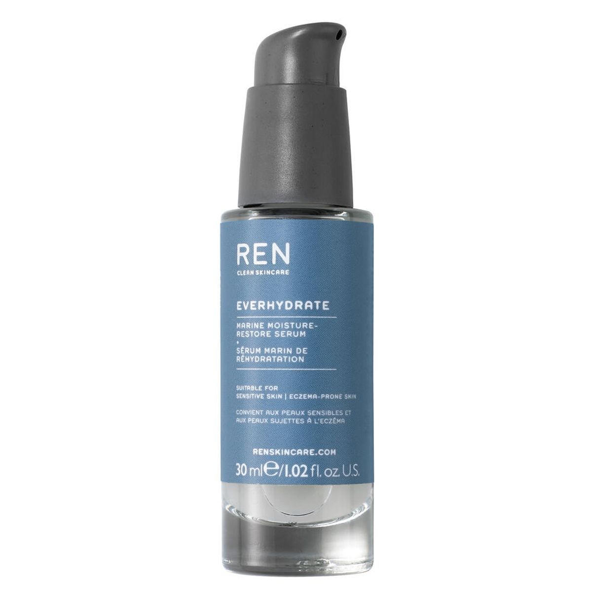 Ren Clean Skincare EverHydrate Marine Moisture Restore Serum, 30ml.