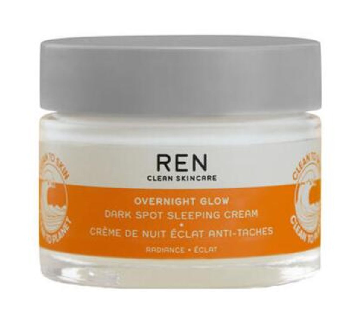 Ren Clean Skincare Radiance Overnight Dark Spot Sleeping Cream, 50ml.