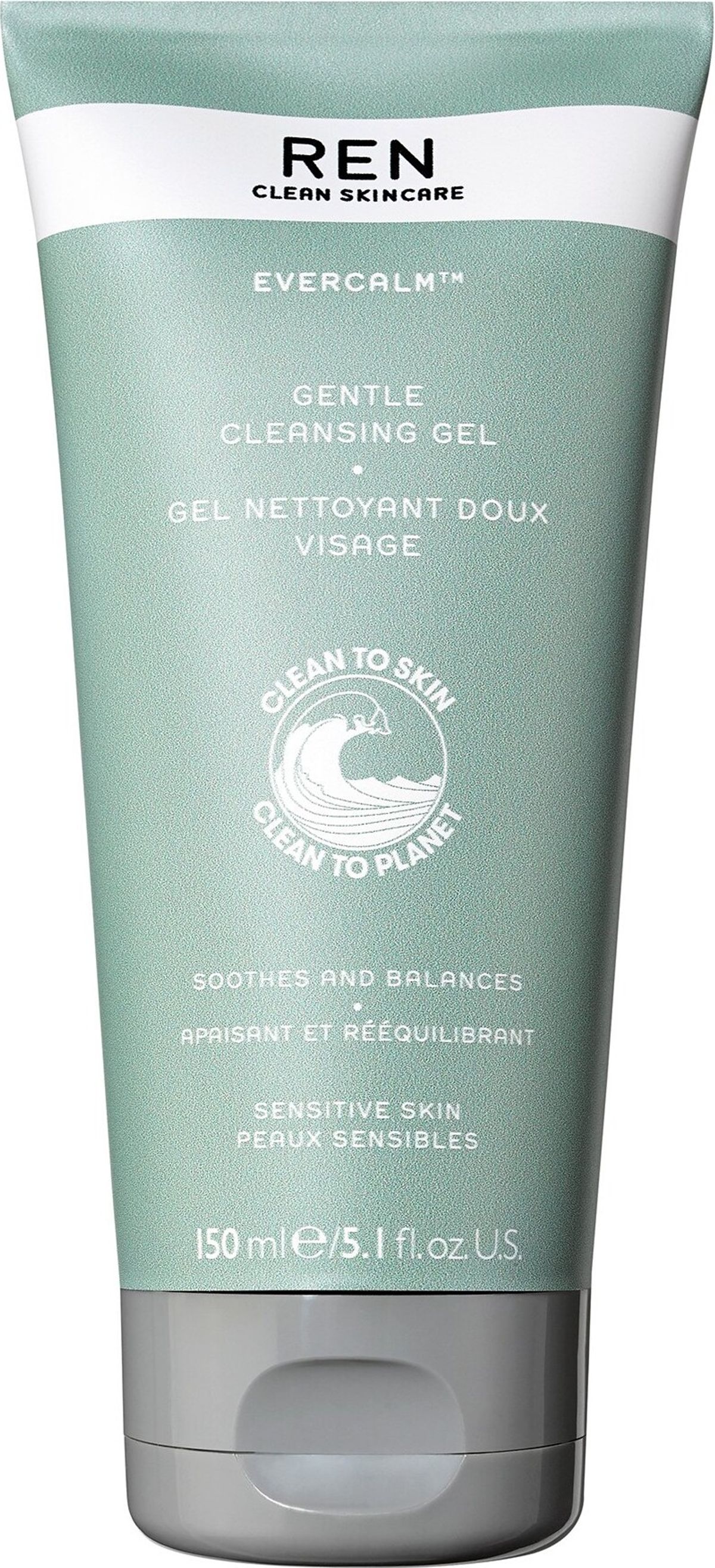 Ren - Evercalm Gentle Cleansing Gel 150 Ml