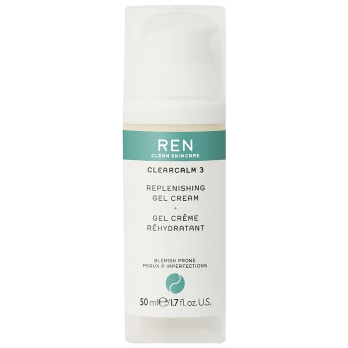 REN Skincare Clearcalm 3 Replenishing Gel Cream 50 ml