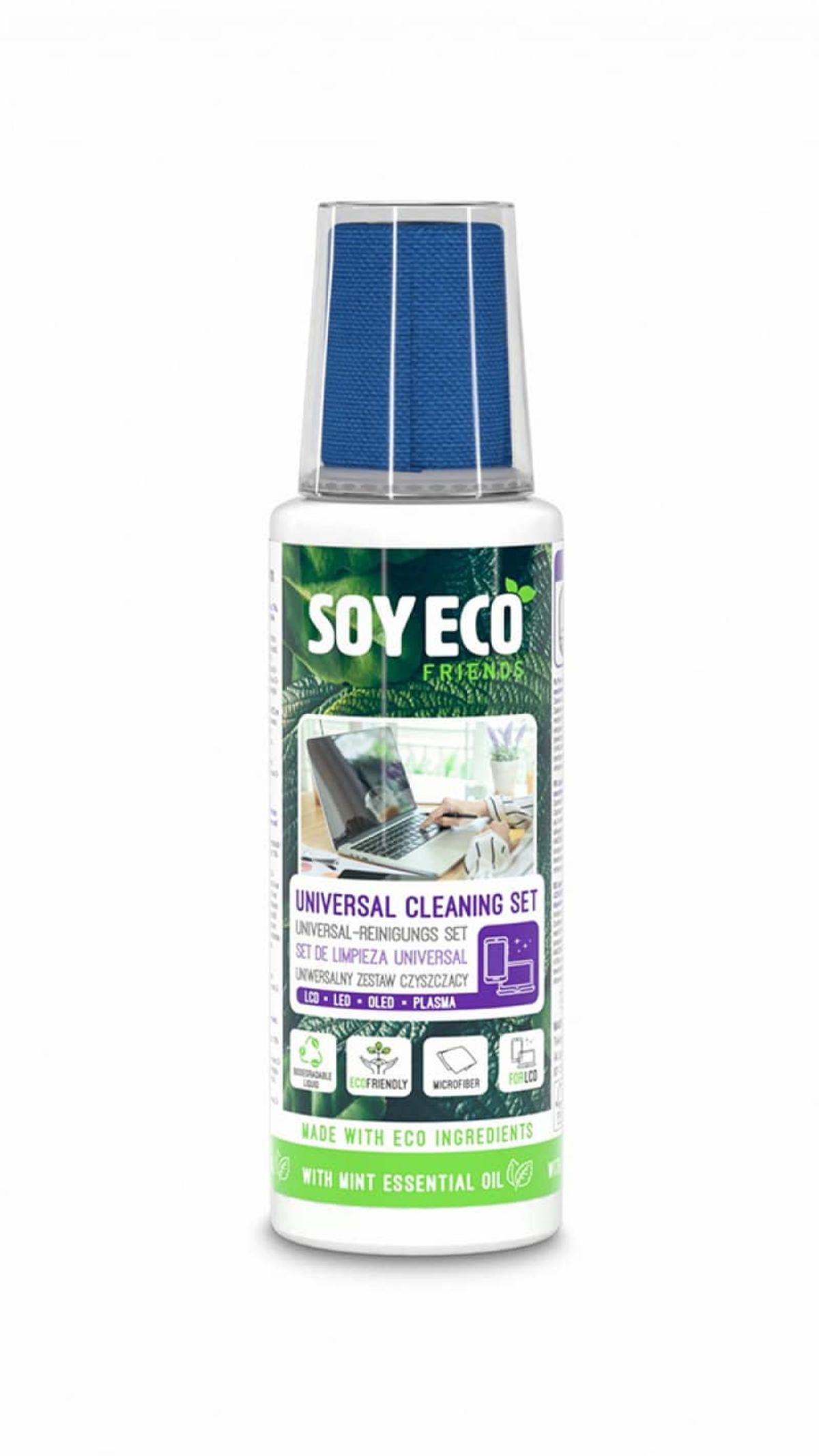 Rensesæt til skærme, SOYECO, Eco, 100 ml,.