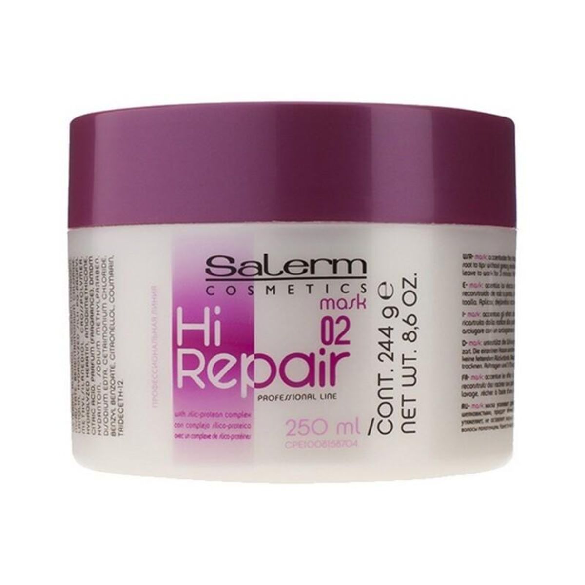 Reparerende hårmaske Hi Repair 02 Salerm Hi Repair (250 ml) 250 ml