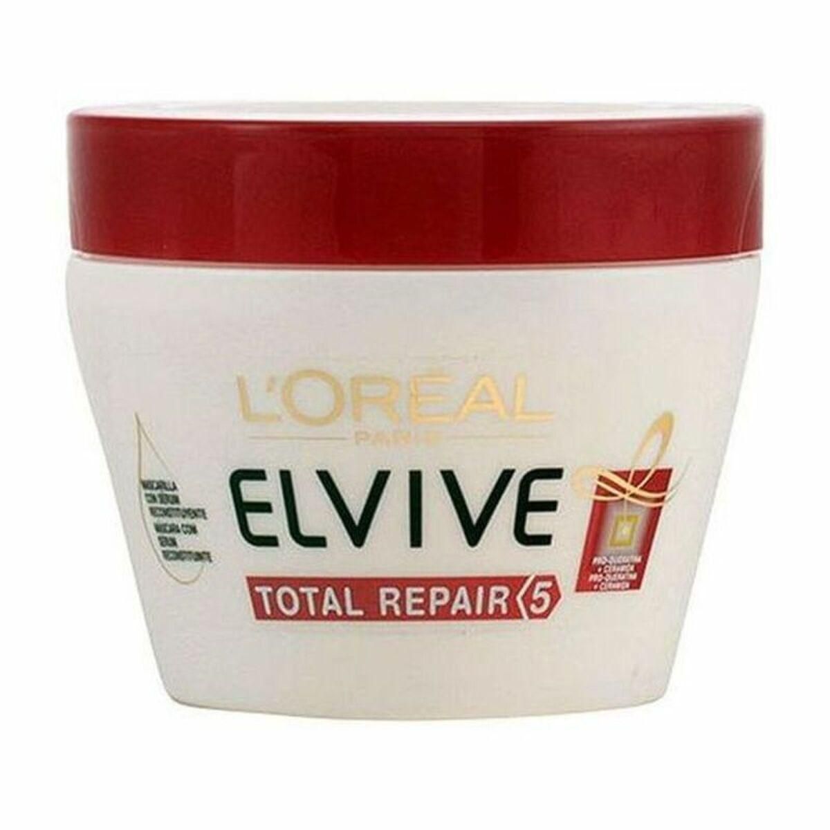 Reparerende hårmaske Total Repair L'Oreal Make Up Elvive 300 ml