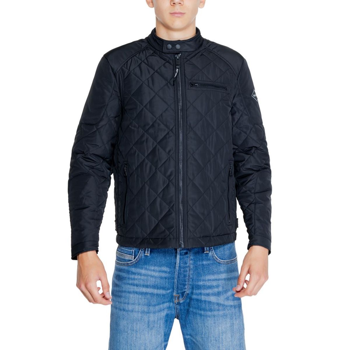 Replay Black Polyamide Jacket