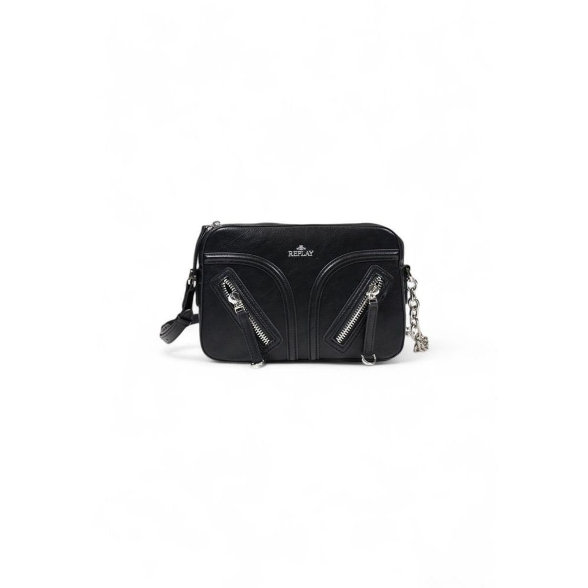 Replay Black Polyester Handbag