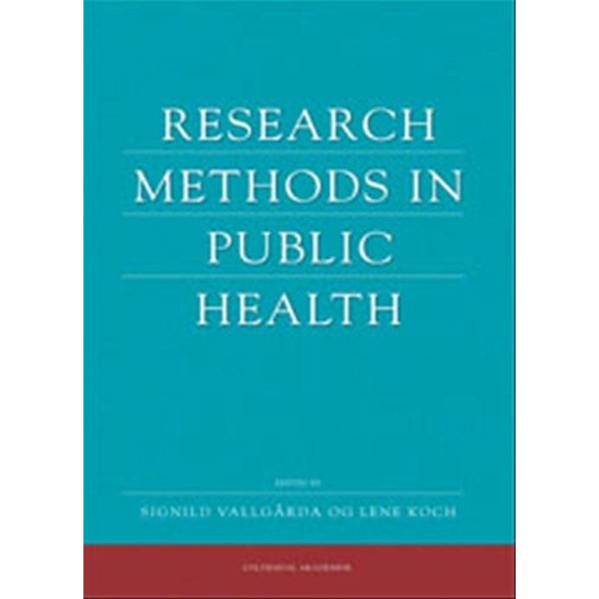 Research Methods In Public Health - Ole Bjerg - English Book