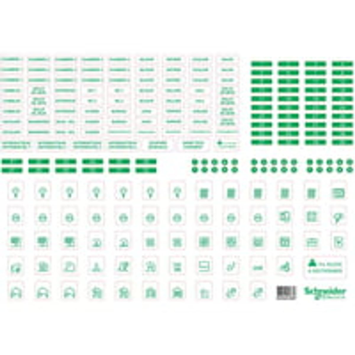 Resi9 CX symbol labels 10 stk