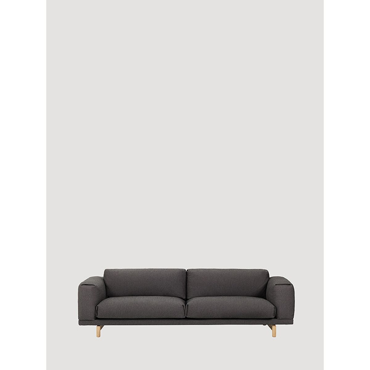 Rest 3 pers. sofa fra Muuto (Dark grey / Vancouver 13, Eg)