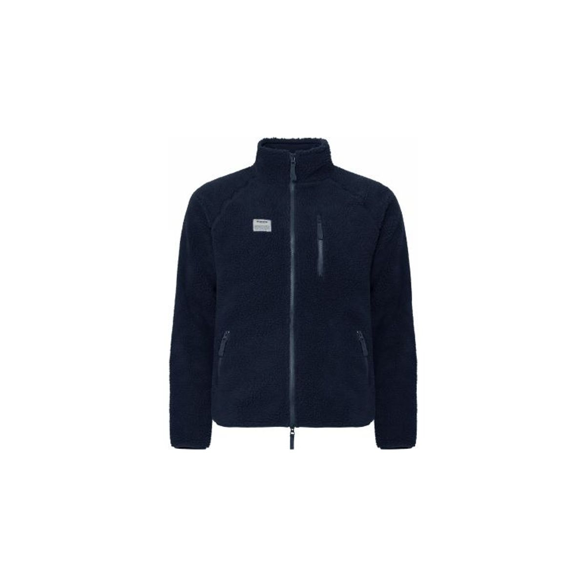 RESTERÃDS fleece jakke med polyester i navy til herre