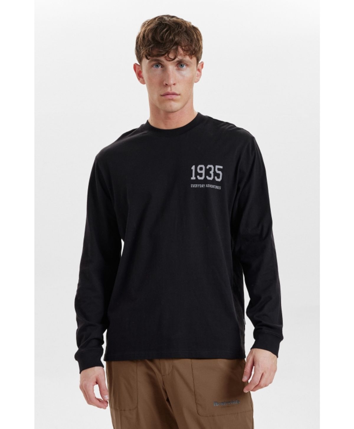 Resteröds LS Tee 1935 GOTS i sort til herre