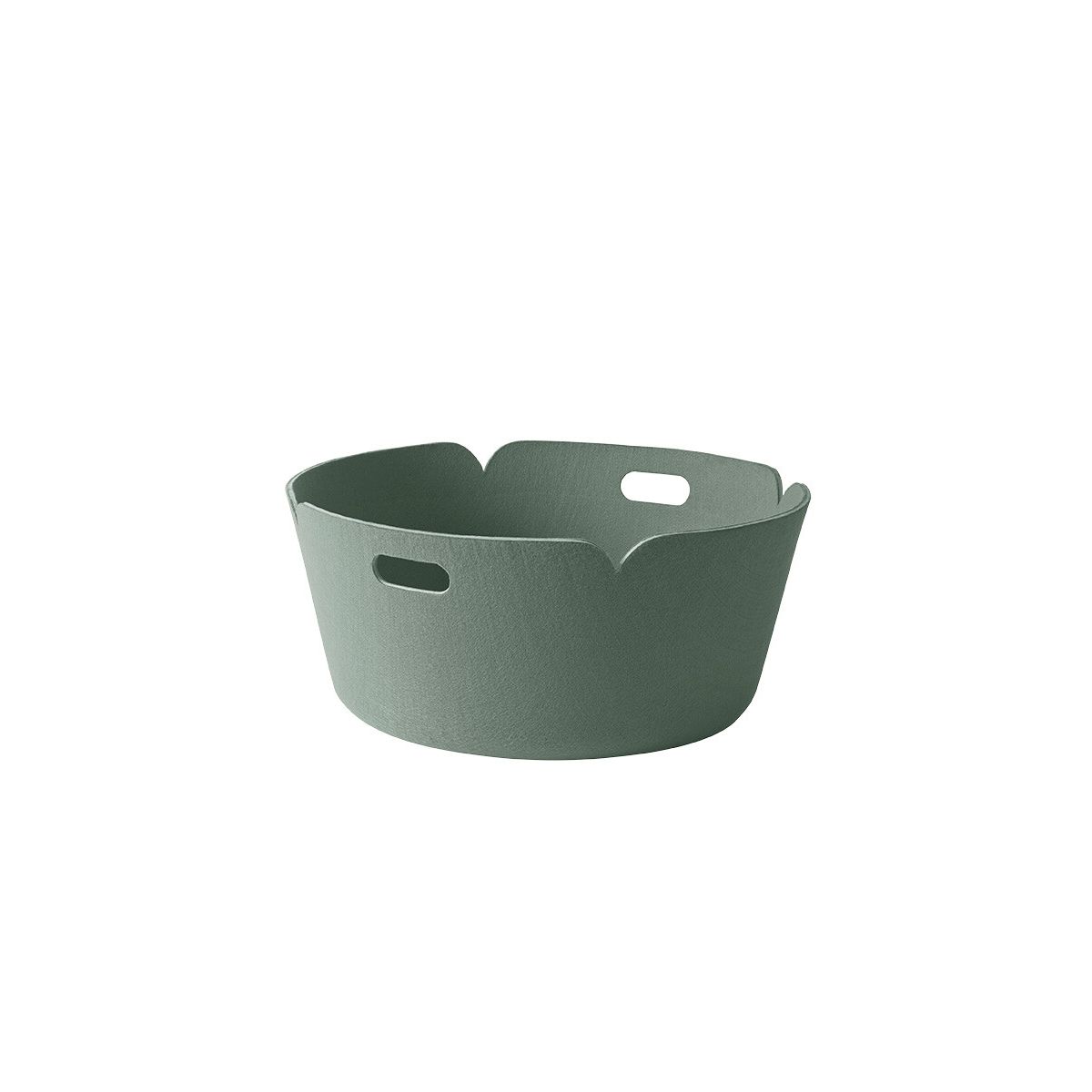 Restore Round Basket fra Muuto (Dusty green)