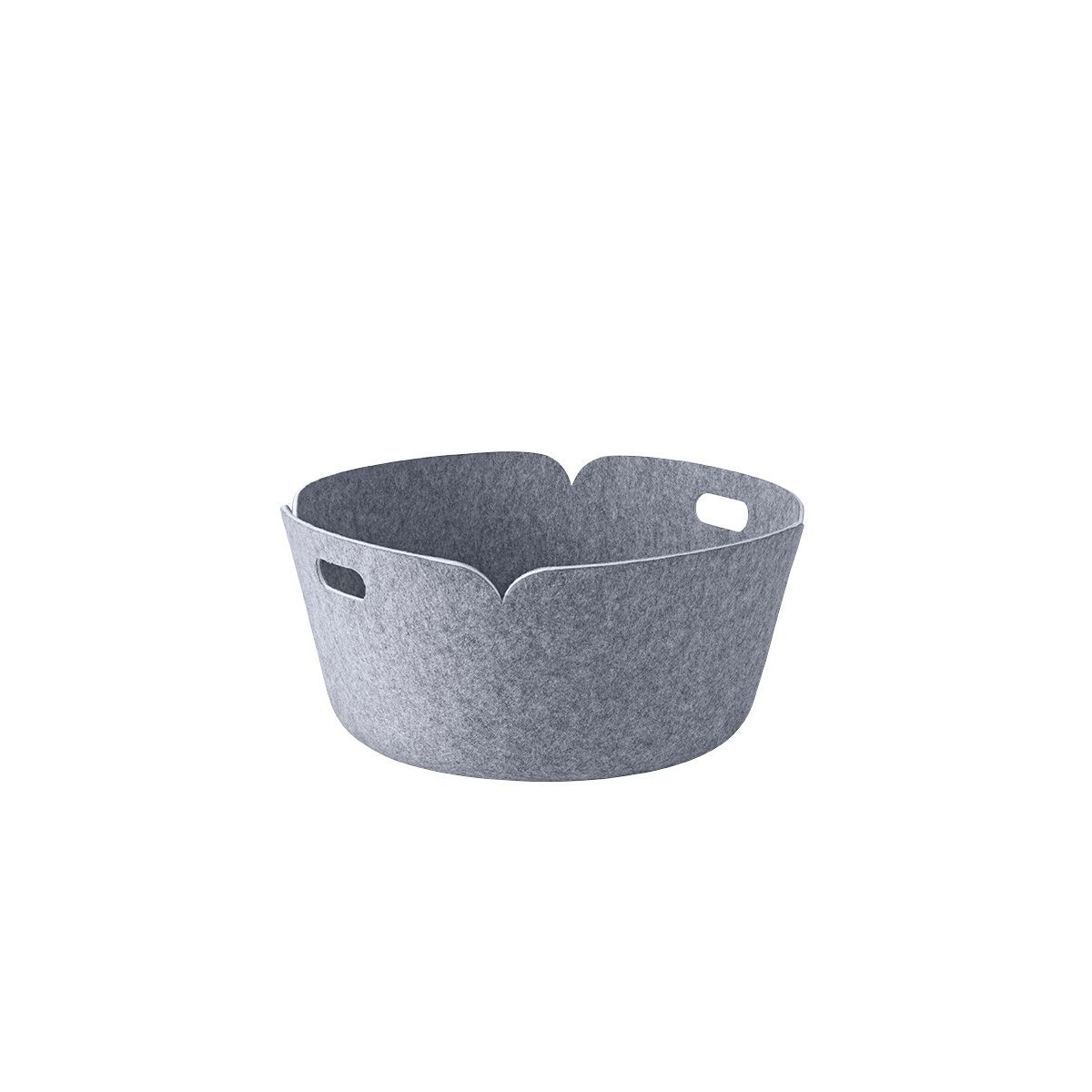 Restore Round Basket fra Muuto (Grey melange)