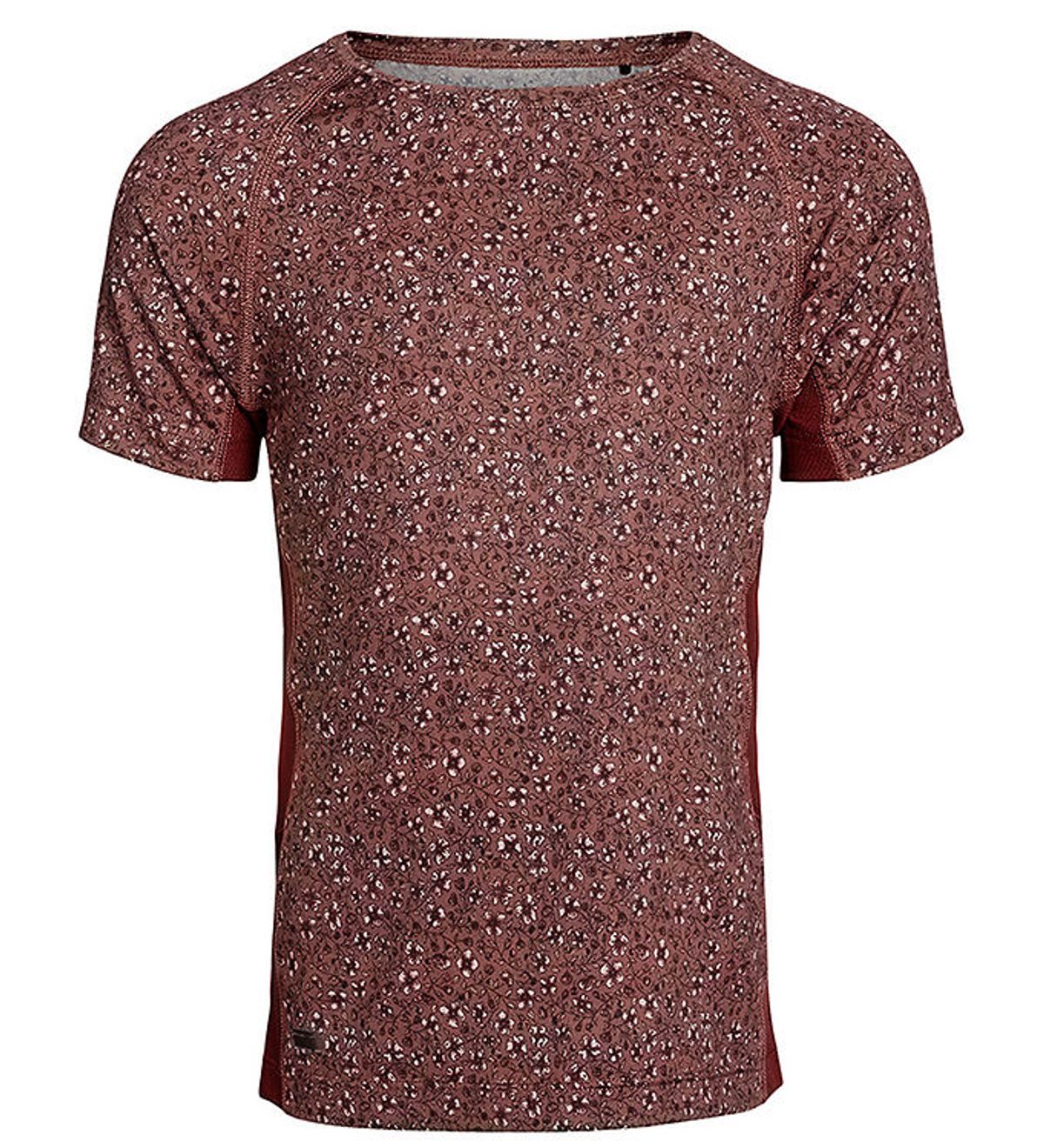 Rethinkit T-shirt - Carla - Rose Brown Flowers