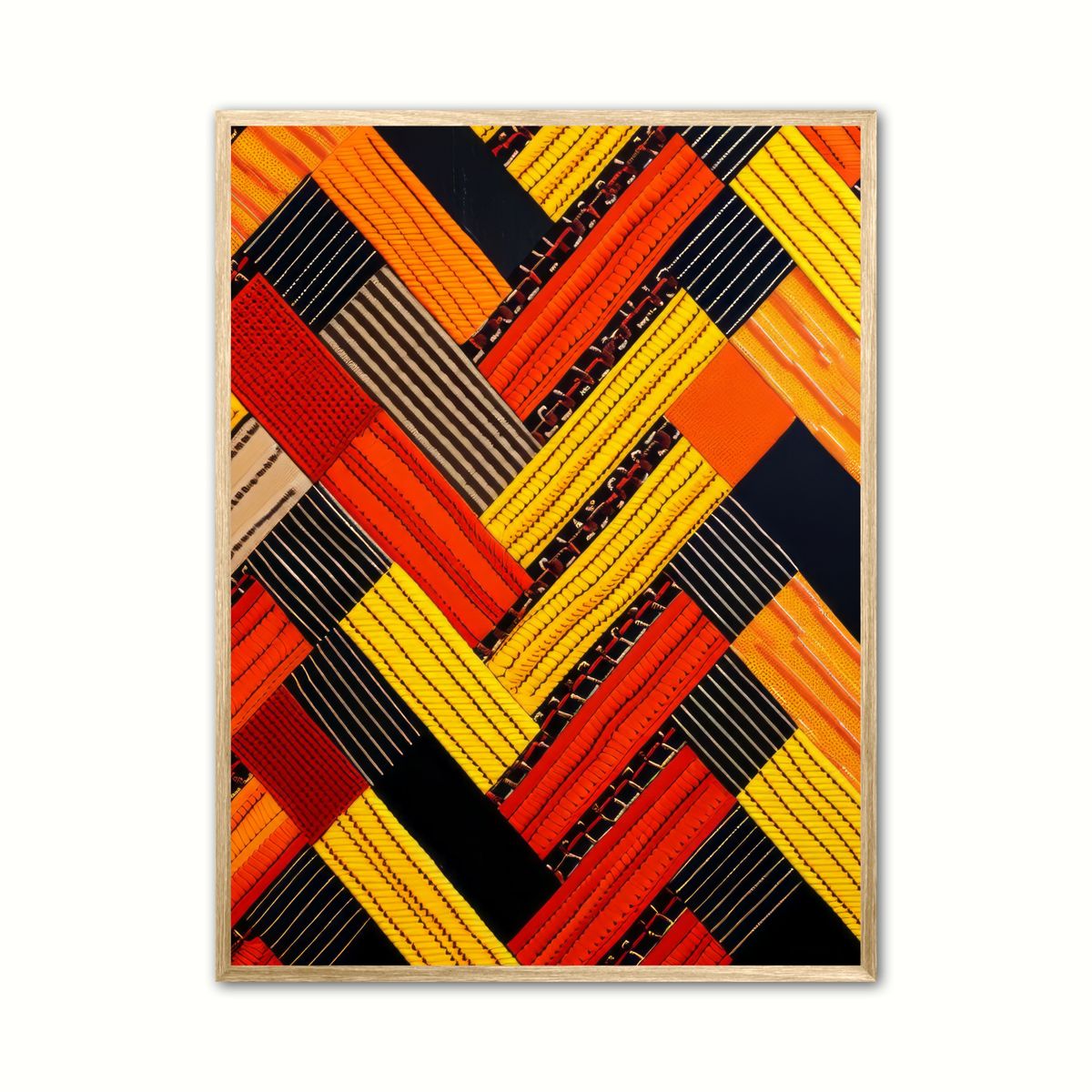 Retro Herringbone Radiance plakat 21 x 29,7 cm (A4)