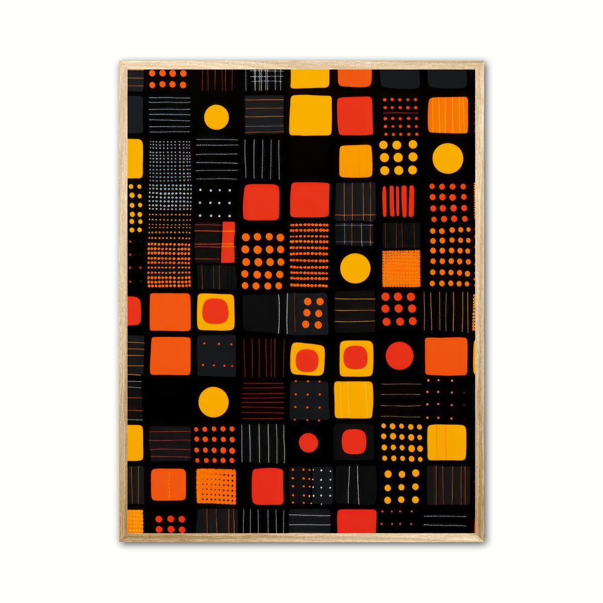 Retro Square Spectrum plakat 21 x 29,7 cm (A4)