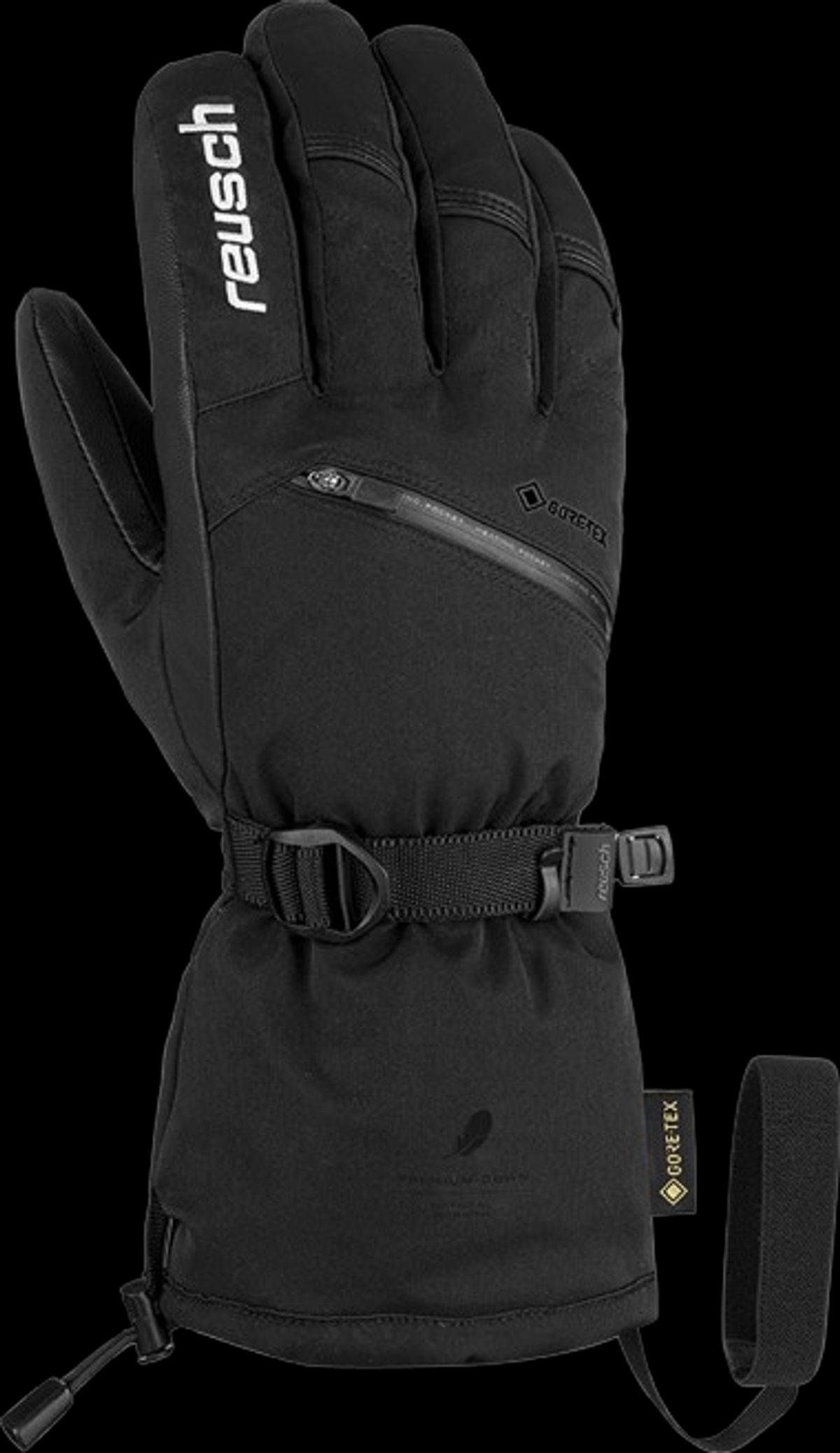 Reusch Collin Goretex Skihandske Unisex (Farve: Black, Størrelse: 7)