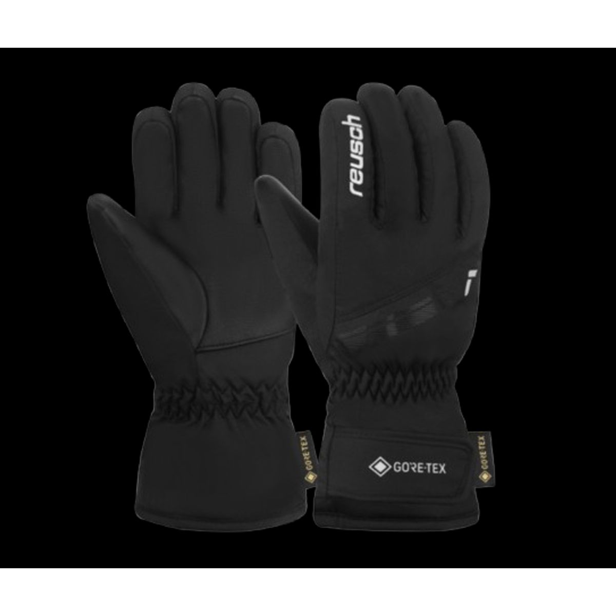 Reusch Fred Gore-tex Handske Børn (Farve: 7701-black / White, Størrelse: 4)