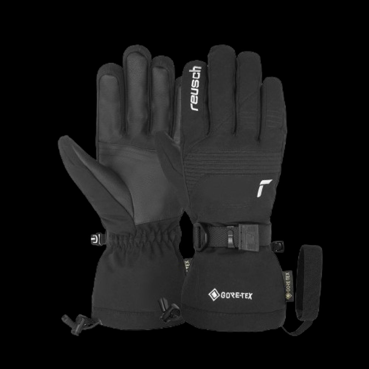 Reusch Powder Spirit Gore-tex (Farve: 7701-black / White, Størrelse: 6.5)