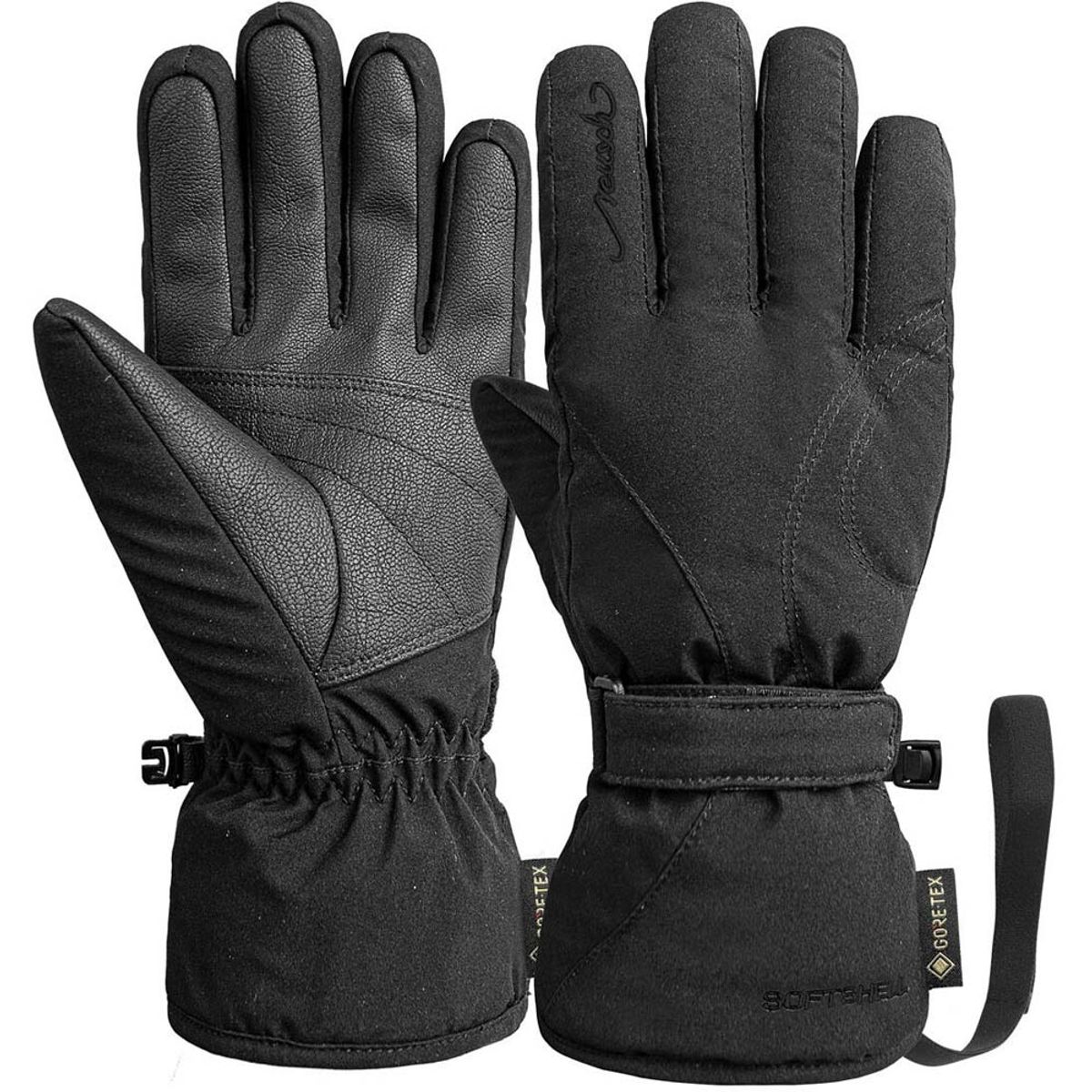 Reusch Sophia Gore-tex Skihandsker Dame (Farve: Sort, Størrelse: 7)