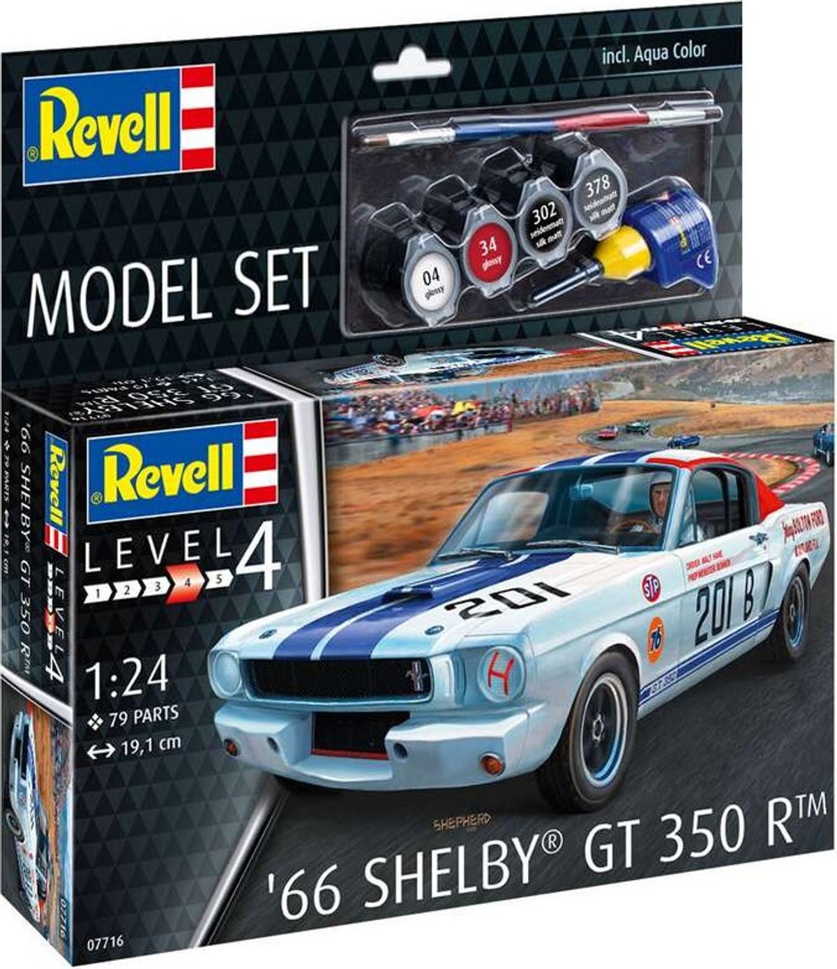 Revell - 1965 Shelby Gt 350 R - Revell 4 - 1:24 - 67716