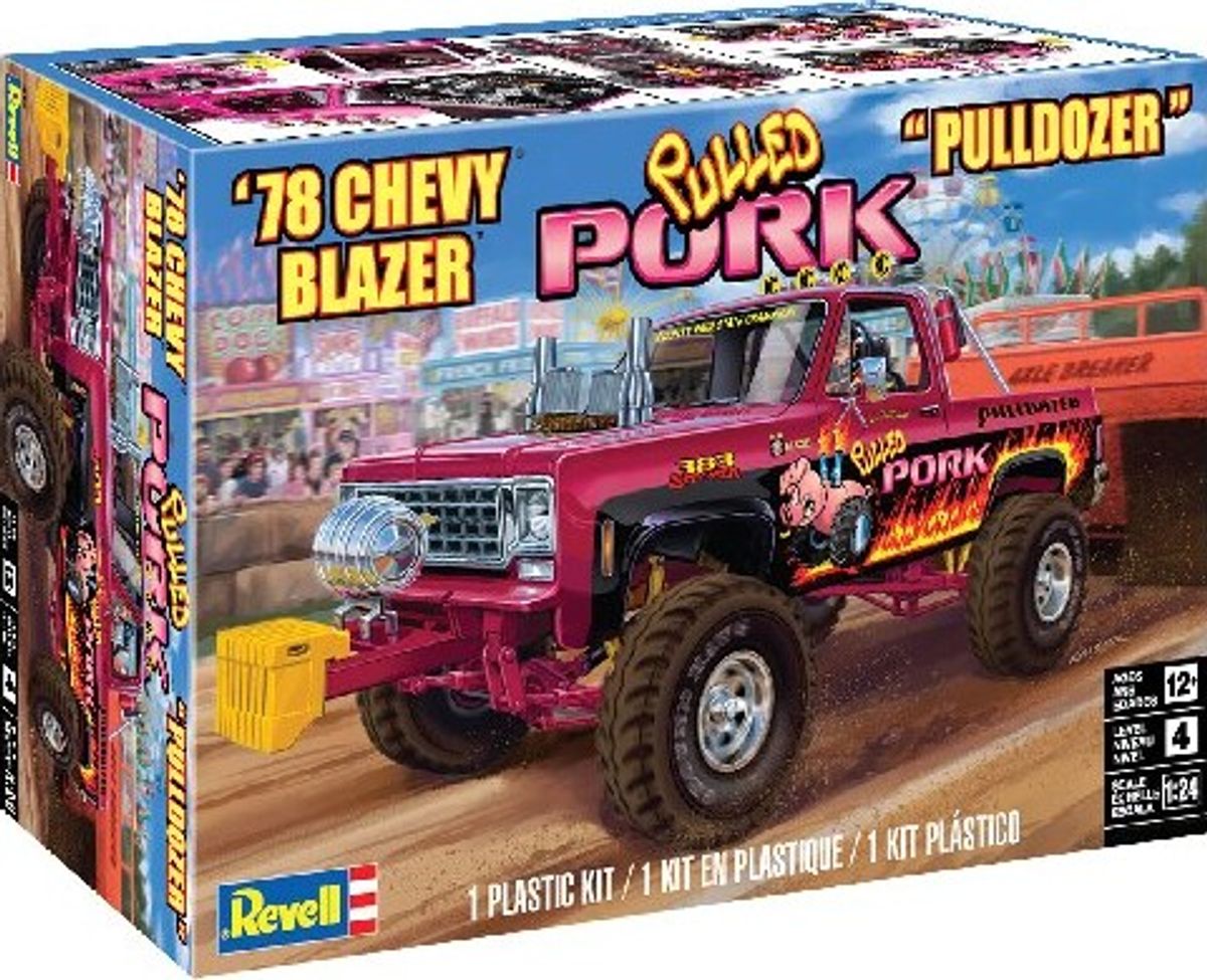 Revell - 1978 Chevy Blazer Pulldozer Modelbil Byggesæt - 14532