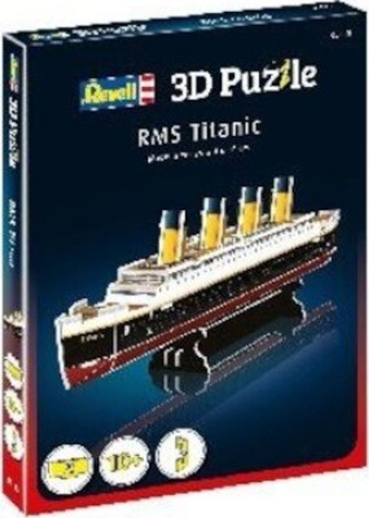 Revell 3d Puzzle - Rms Titanic - 30 Brikker - 29 Cm