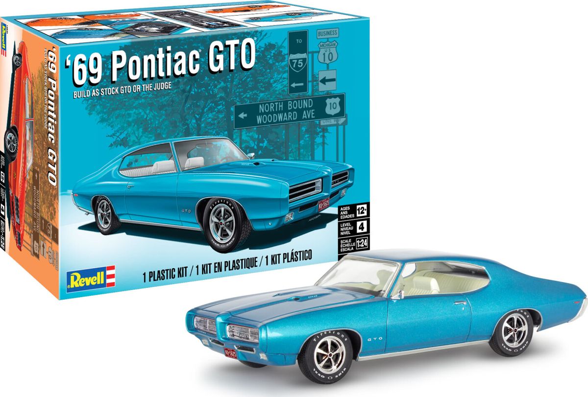 Revell - 69 Pontiac Gto 'the Judge 2n1 - 1:24 - 14530