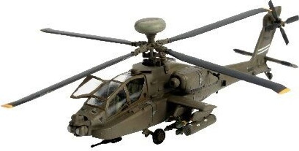 Revell - Ah-64d Apache Longbow Model Byggesæt - 1:144 - 04046