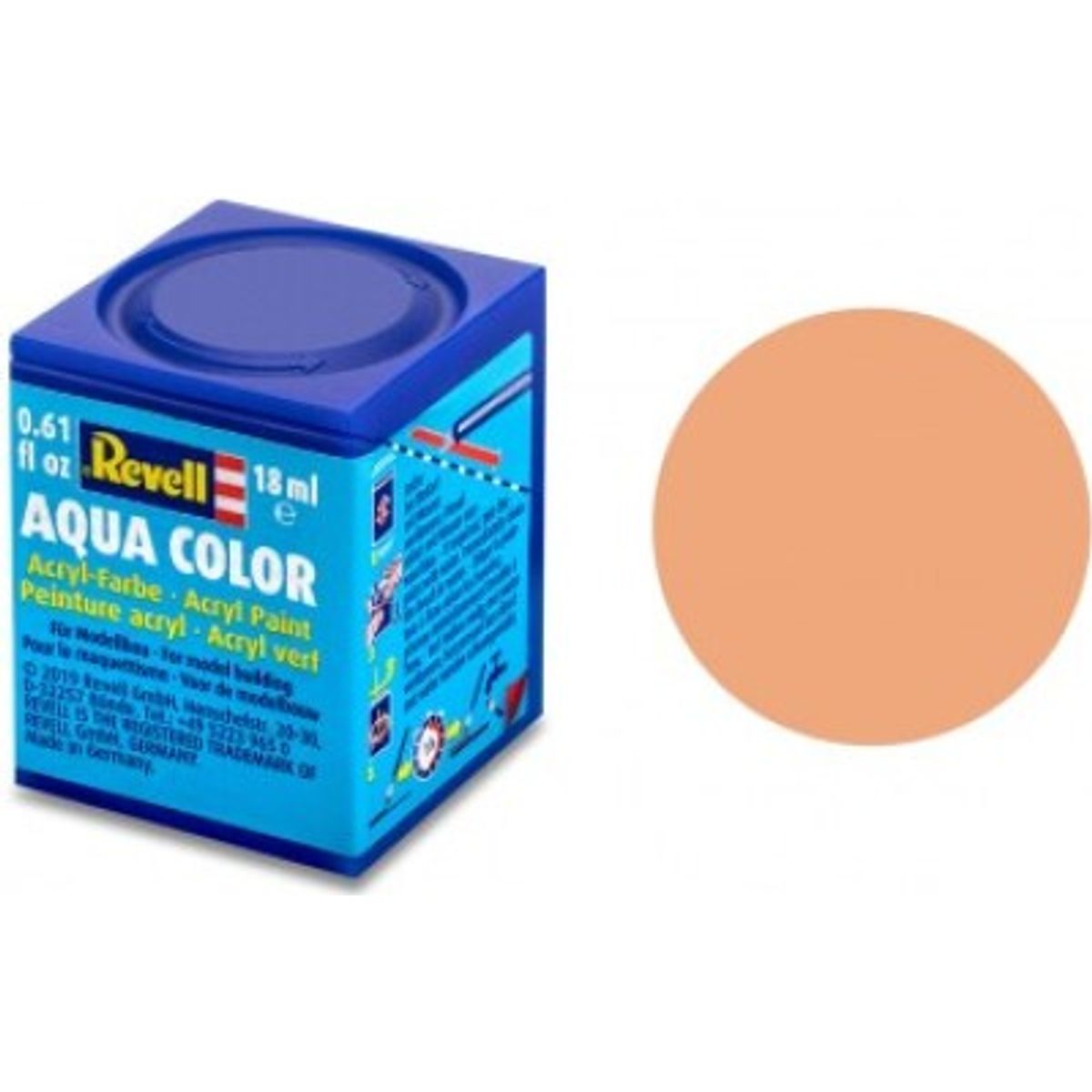 Revell - Aqua Color Akryl Maling Hudfarve 18 Ml - 36135