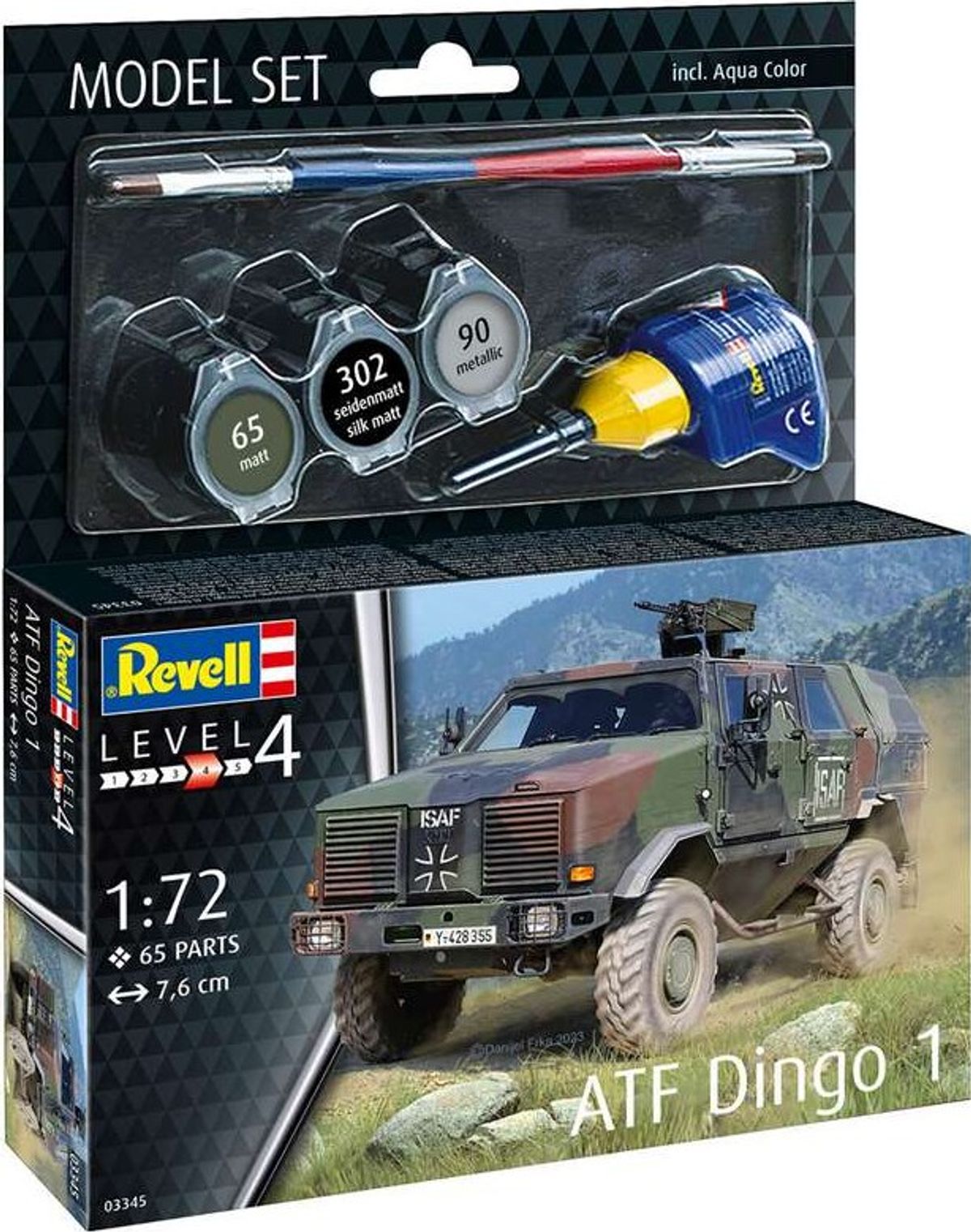 Revell - Atf Dingo 1 Model Byggesæt - 1:72 - Level 4 - 63345