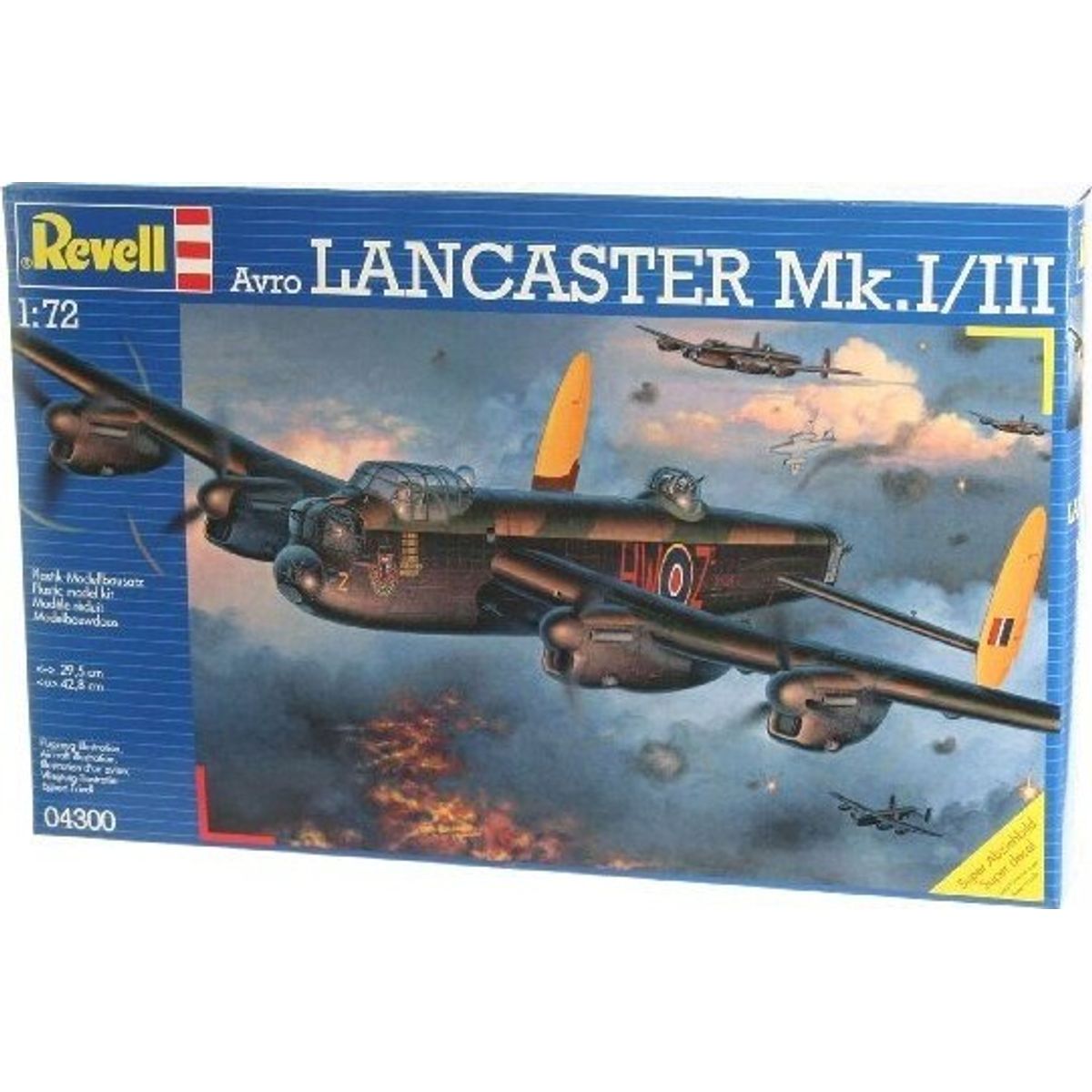 Revell - Avro Lancaster Mk I/iii Modelfly Byggesæt- 1:72 - 04300