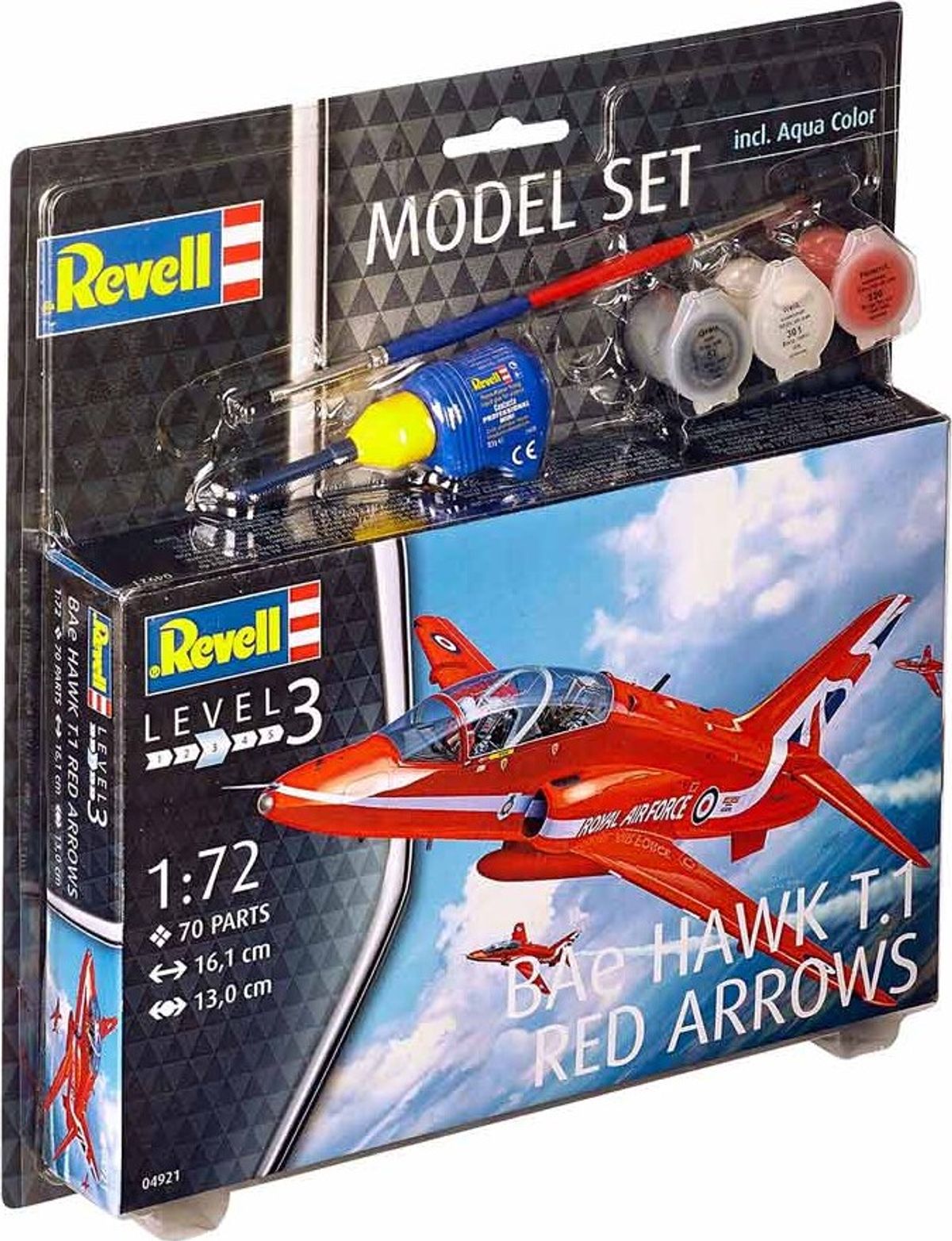 Revell - Bae Hawk T.1 Red Arrow Modelfly - 1:72 - Level 3 - 64921