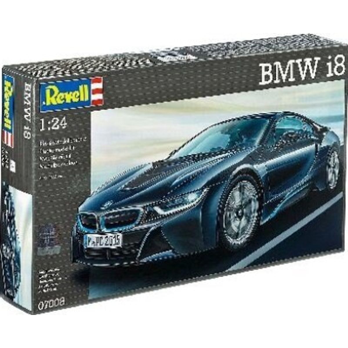 Revell - Bmw I8 Model Bil Byggesæt - 1:24 - 07008