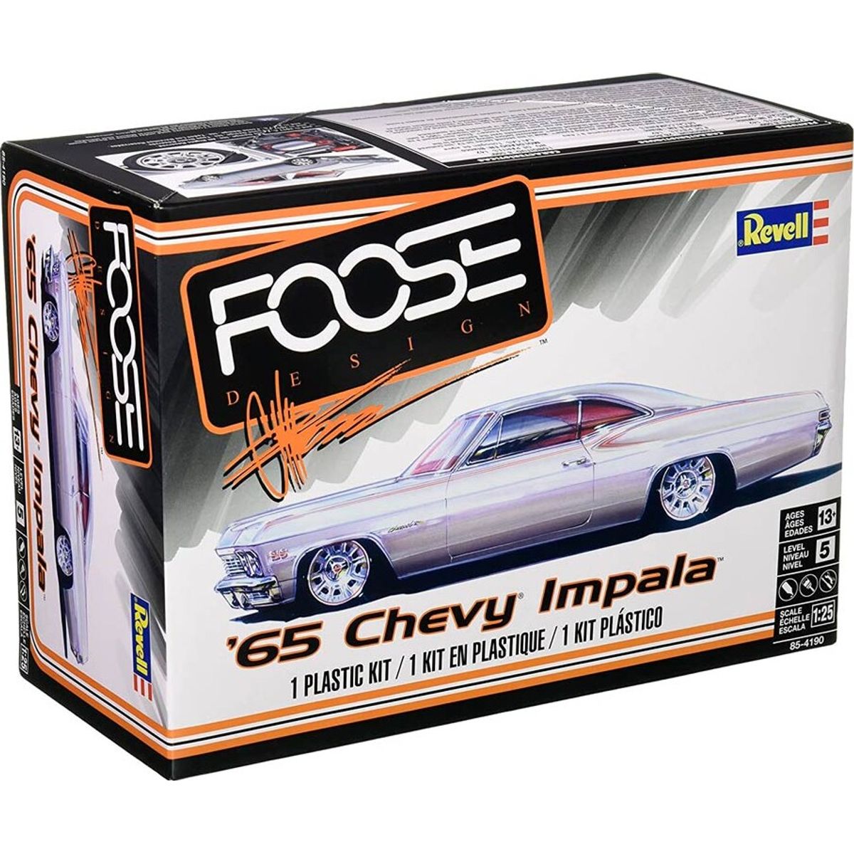 Revell - Chevy Impala Bil Byggesæt - 1:25 - Level 5 - 14190