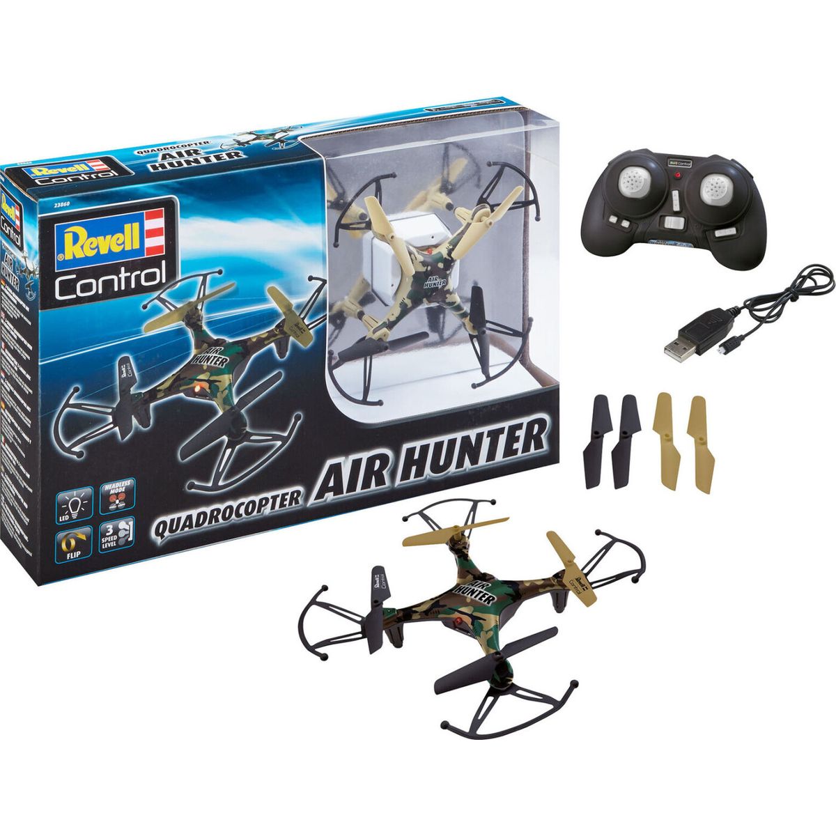 Revell - Controll - Quadrocopter Air Hunter Drone - 23860