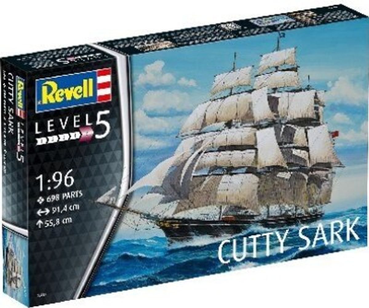 Revell - Cutty Sark Model Skib Byggesæt - 1:96 - Level 5 - 05422