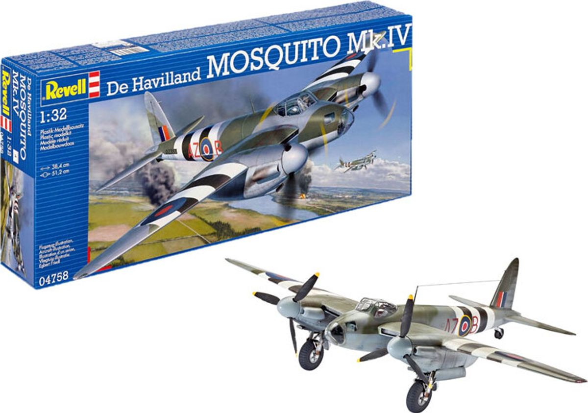 Revell - De Havilland Mosquito Mk.iv Fly Byggesæt - 1:32 - 04758