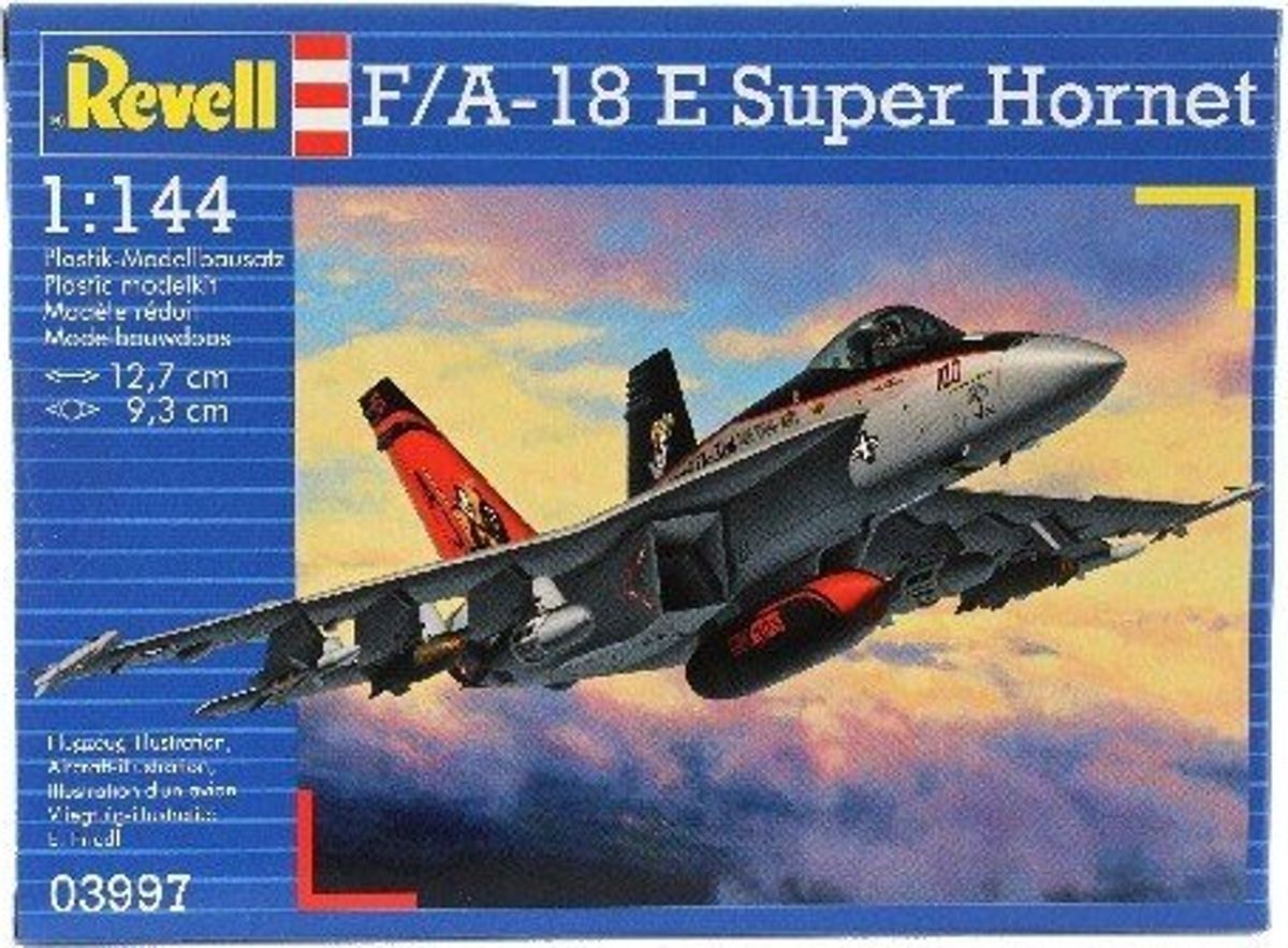 Revell - F/a-18e Super Hornet Fly Byggesæt - 1:144 - 03997