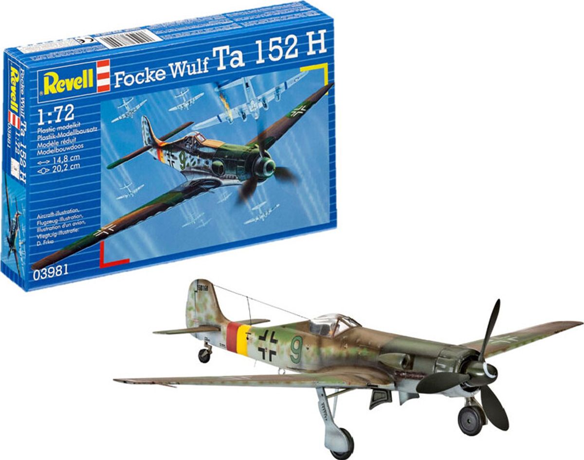 Revell - Focke Wulf Ta 152 H Fly Byggesæt - 1:72 - 03891