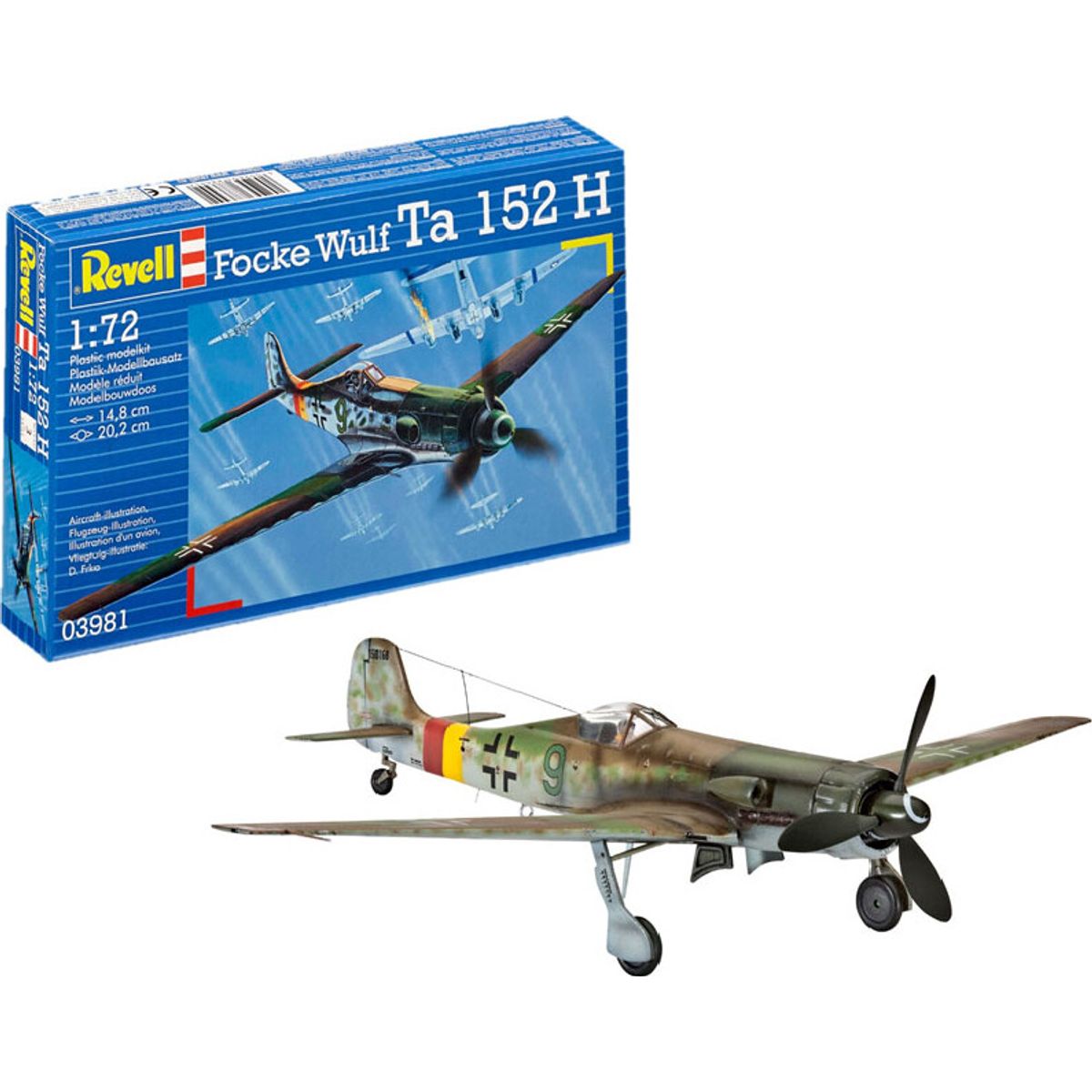 Revell - Focke Wulf Ta 152 H Fly Byggesæt - 1:72 - 03981