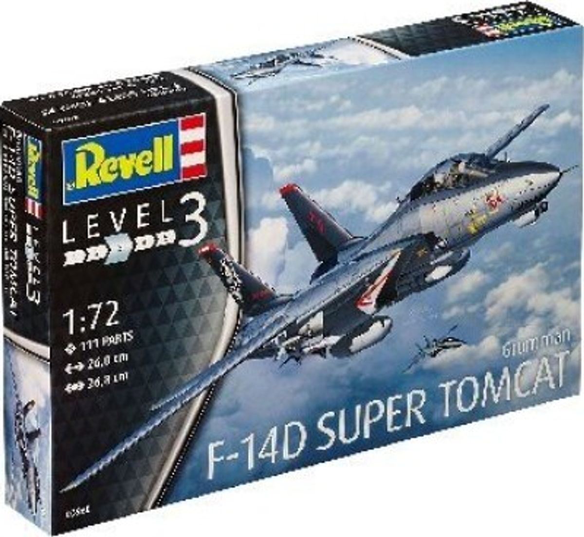 Revell - Grumman Super Tomcat Byggesæt - 1:72 - Level 3 - 03960