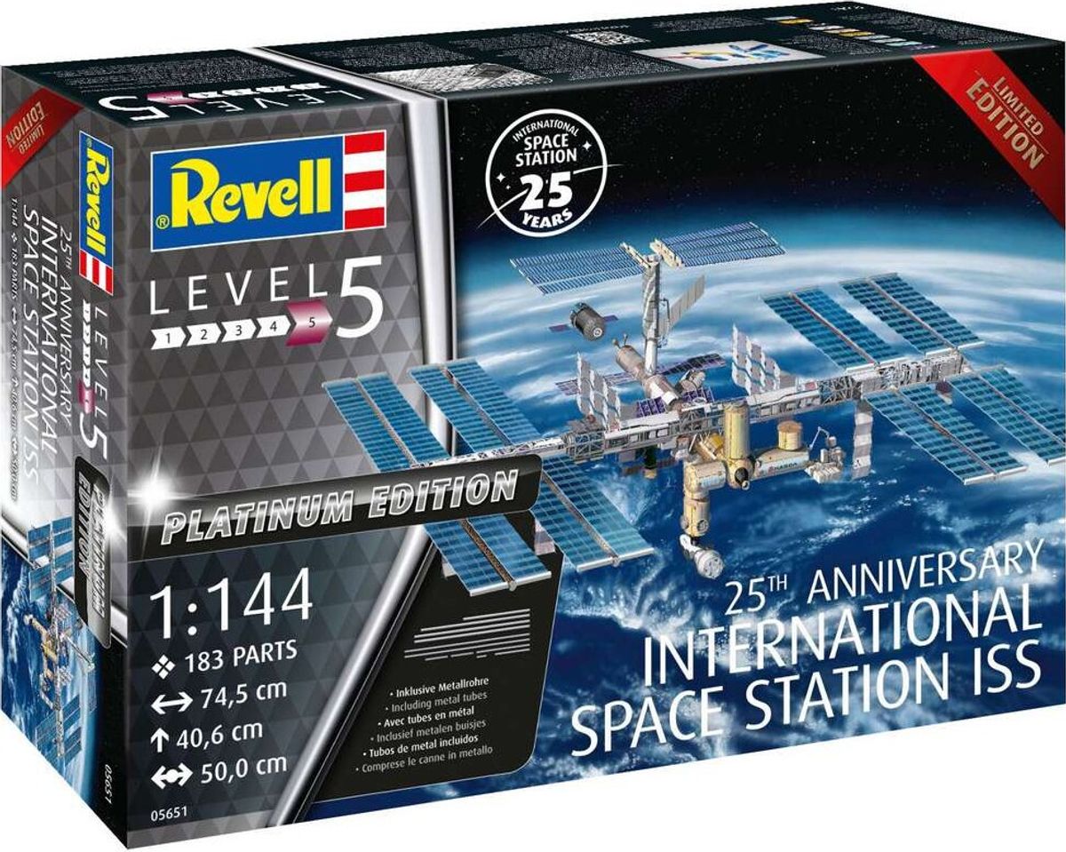 Revell - Iss Platinum Byggesæt - 25 Years - 1:144 - Level 5 - 05651